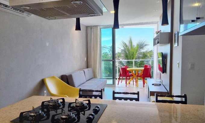 Barra Mar Apartamento | Areias do Mar ! Charmoso e com Ar na Sala A318