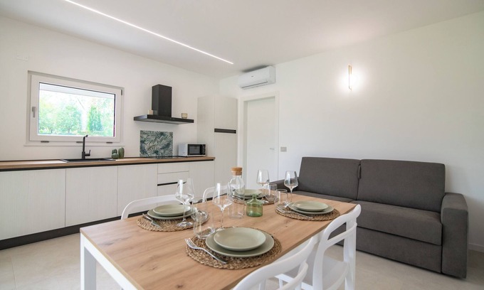 Borgo Milano Apartamento | Armonia Suites Terra, new apartment with garden and pool in Verona