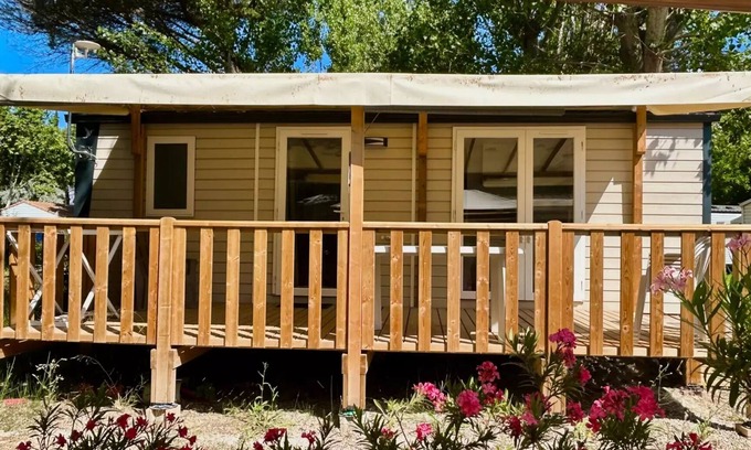 Villeneuve-les-Maguelone Casa | Arnel Campsite ** - Mobil-home Nest Sun - 29m2 - 2 bedrooms - 4 people
