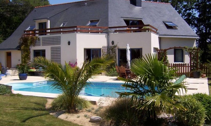 Arradon Casa | ARRADON - Villa 8 personas (4 camas) - Piscina privada climatizada - Jardín cerrado
