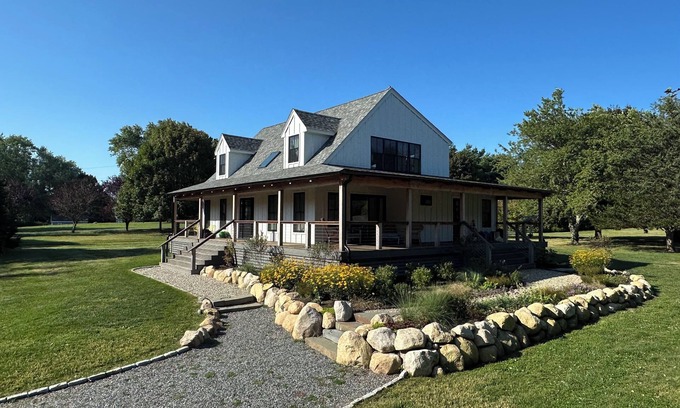 Tiverton Casa | Artisan-built, 4-bedroom in coastal RI, tucked bw Seekonk River & Seapowet Marsh