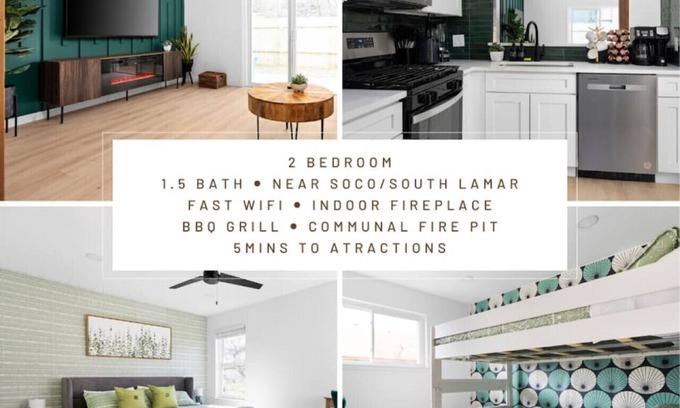 South Lamar Apartamento | Artsy Pad by S Lamar/Soco wPatio