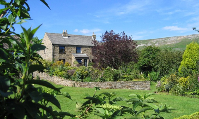 Reeth Cabaña | Ashcroft Cottage Reeth, situado en dos acres de jardín, río, lagunas, vistas increíbles