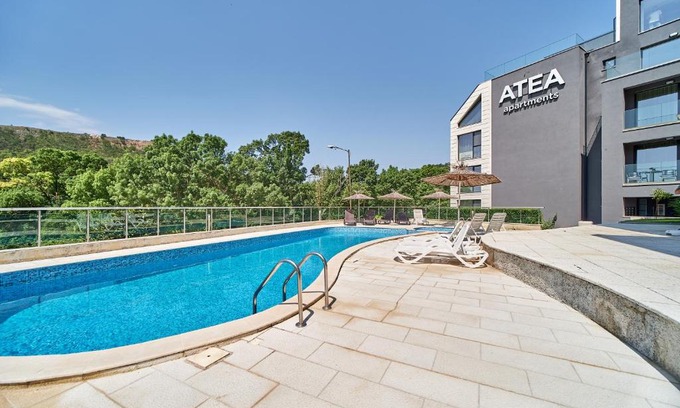 Kavarna Apartamento | ATEA complex with pool next to the beach