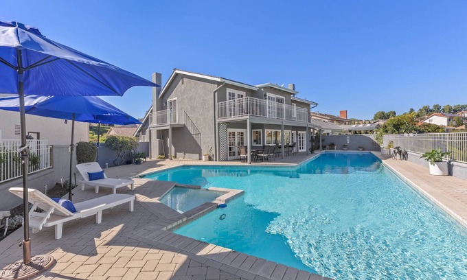 Mission Viejo Casa | Athena Aquatic Retreat at Lake Mission Viejo - newly listed large pool home