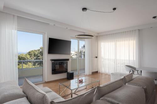 Varkiza Apartamento | Athenian Riviera Sea View Penthouse