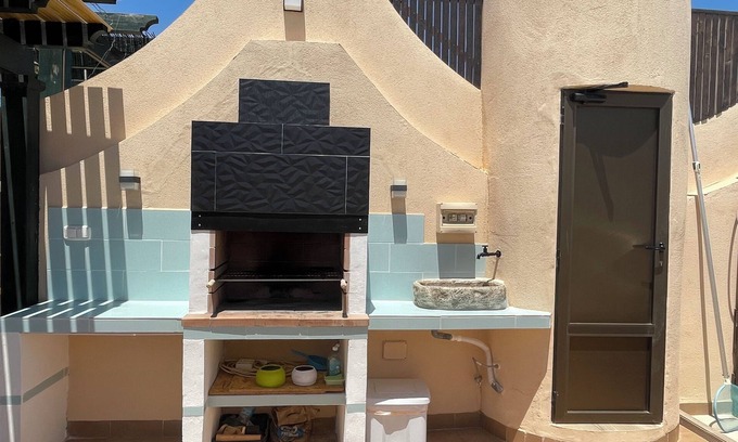 Playa de Vera Apartamento | Atico con piscina privada junto al mar