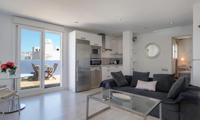 Centro de Conil de la Frontera Apartamento | Atico la Terraza - Sólo Familias