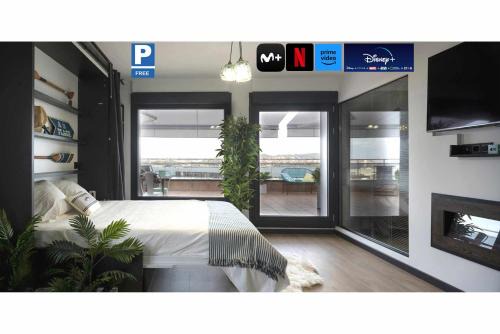 Santurtzi Apartamento | Atico Lujo Costa Vasca Bilbaoterraza mar jacuzi