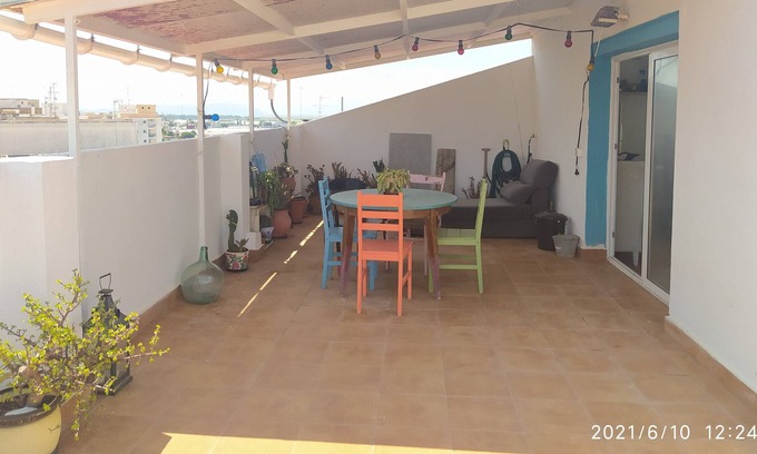 El Perelló Apartamento | Atico, Rooftop, Plage el Perello