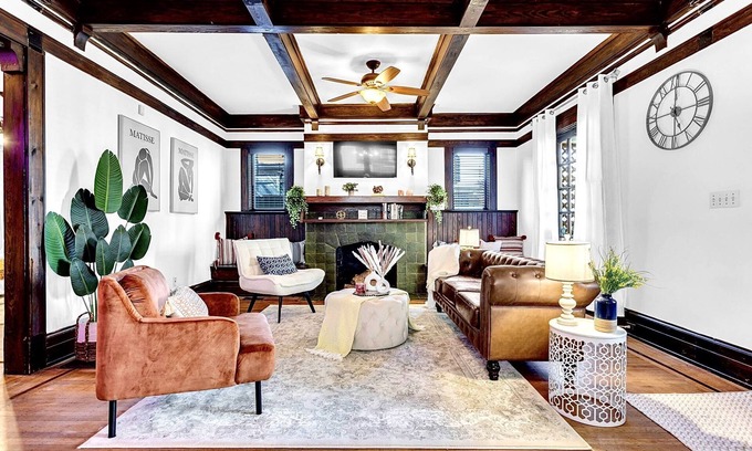 Poncey-Highland Casa | ATL Charming 1929 Historic Craftsman Bungalow
