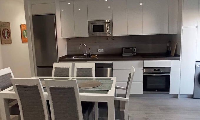Atlanterra Apartamento | Playa Atlanterra 2 dormitorios urbanización privada 1ª línea playa vistas al mar