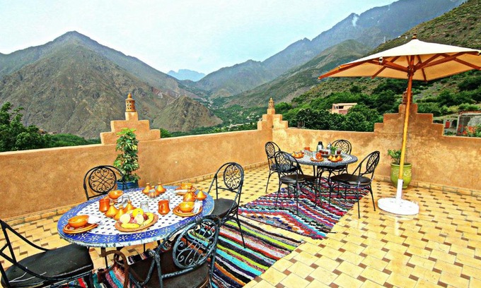 Imlil Casa | Atlas Mazik Lodge mountain views