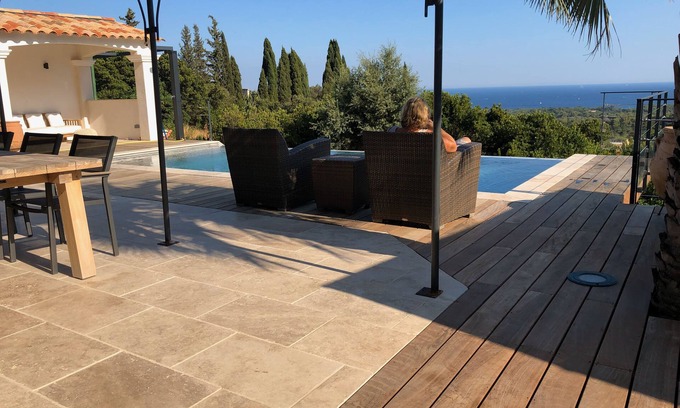 La Croix-Valmer Casa | Villa atmosférica con bonitas vistas al mar en una tranquila zona verde