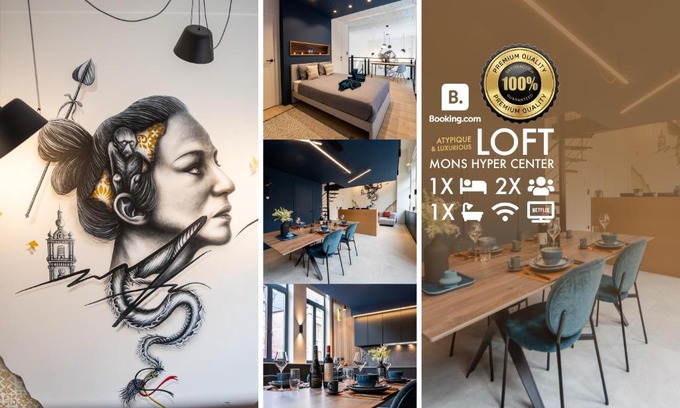 Mons Apartamento | Atypique LOFT Mons City Center
