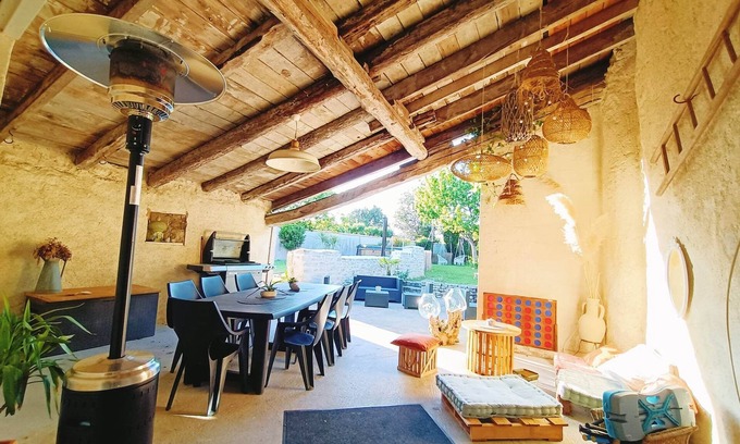 Salles sur Mer Casa | 🌴Atypique 🏡 MAISON de caractère & son SPA ⛱️ Châtelaillon-Plage, La Rochelle🌴
