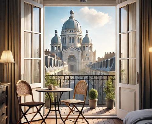 Ville Haute Apartamento | Au Balcon de la Basilique
