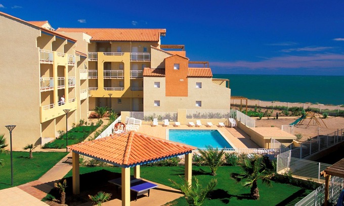 Valras-Plage Condominio | Au Bord de l'eau ! Apt + Accès Piscine Extérieure
