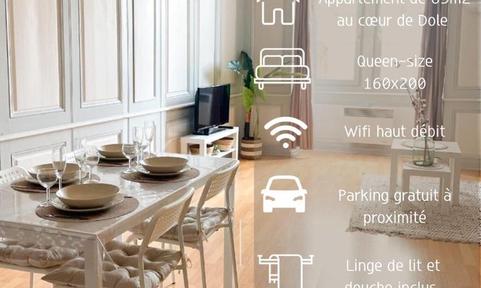 Dole Apartamento | « Au cœur de Dole »