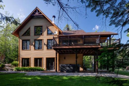 Petite-Riviere-Saint-Francois Chalet De Esquí | Au Grand Merisier : Chalet alpin