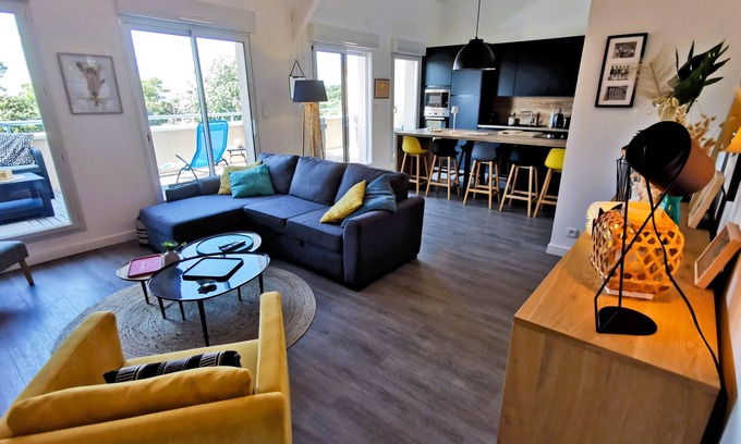 Chateau-d'Olonne Apartamento | Au Paradis Sablais - Vista al mar
