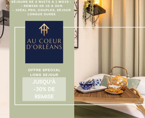 Sud Loire Apartamento | Au Soleil Levant - Havre Zen à Orléans