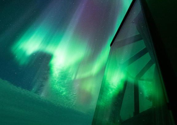 Jukkasjarvi Casa | Aurora River Camp Glass igloos & cabins