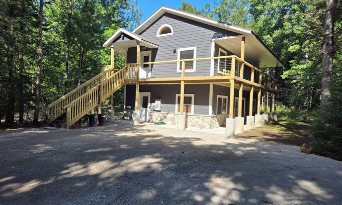 Roscommon Cabaña | AuSable Haven 11752 Kepler Trail Pure Michigan, Offer Discount