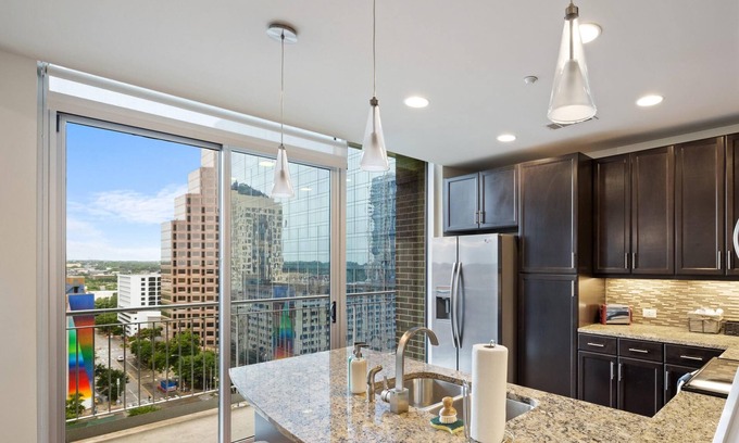 Waller Creek District Apartamento | Austin Stylish 1BD 1BA Apartment