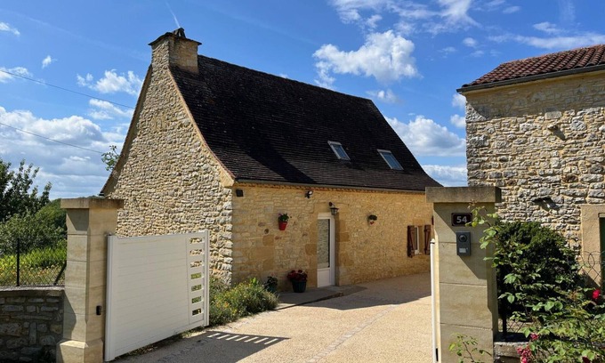 Campagnac-les-Quercy Cabaña | Casa Périgourdina Auténtica con Piscina y Wifi