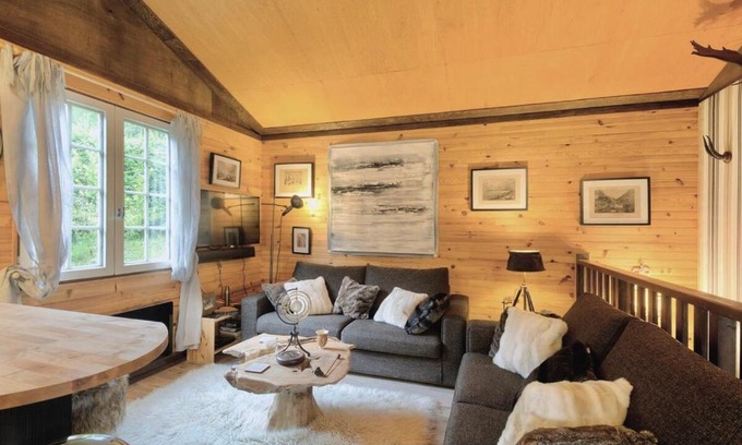 Xonrupt-Longemer Chalet De Esquí | Authentic mountain cabin with river at 900m lake