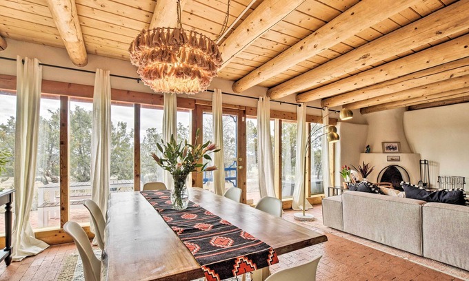Eldorado at Santa Fe Casa | ¡NUEVO! Auténtica Santa Fe Adobe Home w / Desert Views