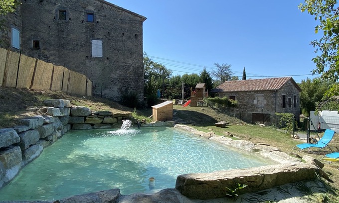 Les Assions Otro | AUTHENTIQUE BATISSE CEVENOLE DU XVIII SIECLE EN BORDURE DE RIVIERE