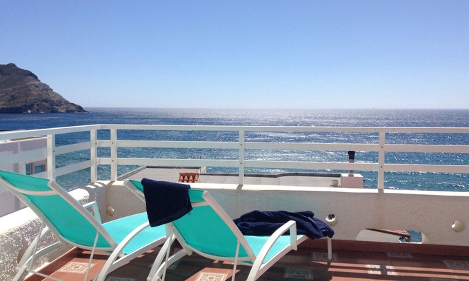 San Jose Apartamento | SAN JOSE Apt 5 pax a 30 m playa y terraza magnífica!!