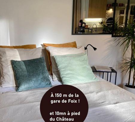 Foix Apartamento | AUX 4 LOGIS - Studio Le City - Petit déjeuner offert 1ère nuit