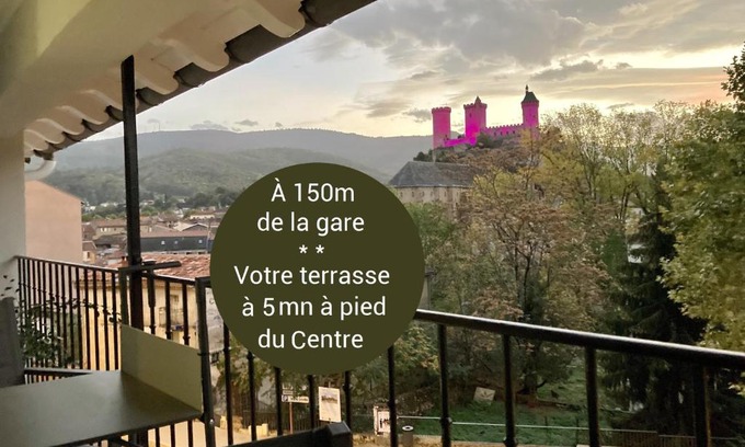 Foix Apartamento | AUX 4 LOGIS - Studio Le Roof - Une vue splendide - Petit déjeuner offert 1ère nuit