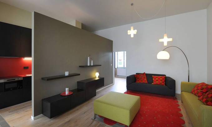 Engis Apartamento | Aux Houx-Apartamento-Estándar-Habitación con desagüe-Vista al Jardín