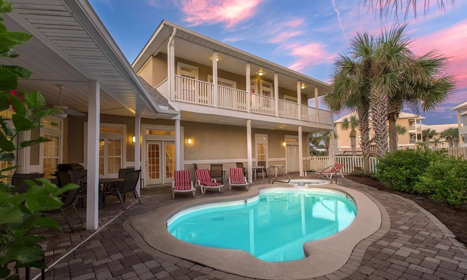 Avalon Beach Estates Casa | Avalon - Miramar Beach! Gulf Views! Private & Community Pool! Tennis Courts!