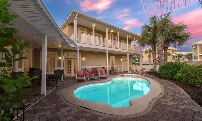 Avalon Beach Estates Casa | Avalon - Miramar Beach! Gulf Views! Private & Community Pool! Tennis Courts!