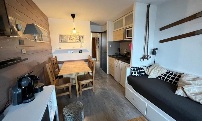 Avoriaz Apartamento | Avoriaz appartement 4pers plein sud skis aux pieds