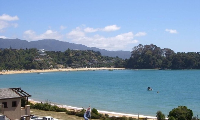 Kaiteriteri Casa | Impresionante casa de vacaciones en la playa de Little Kaiteriteri