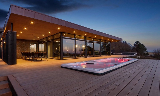 Knebel Casa | Impresionante casa en Knebel con sauna