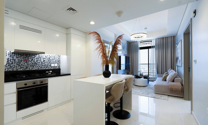 Sheikh Zayed Road Apartamento | Aykon Stay by KeyRock - Chic & Comfort