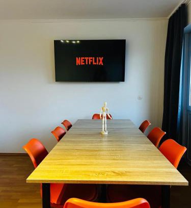 Mettingen Apartamento | B2 XL Top I 130m2 I 10 Einzelbetten I voll ausgestattet I Balkon I Wasch I XXL P