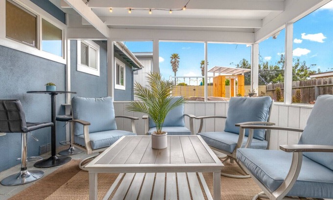Marina Casa | Backyard Playset Family Getaway Home