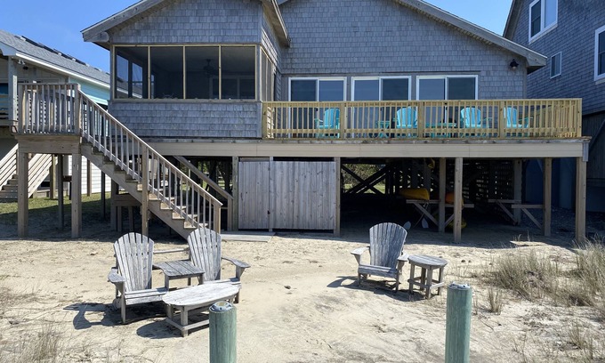 Ocracoke Casa | Disfrutar de espectaculares puestas de sol y unas vistas fabulosas de Pamlico Sound. Muelle privado.
