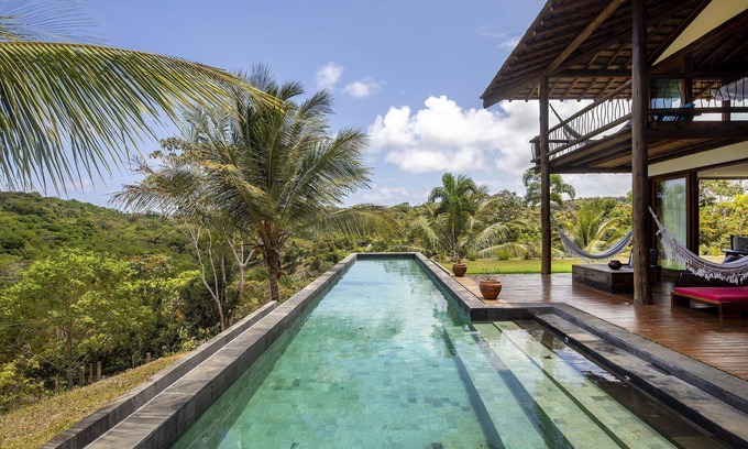 Itacare Villa | Bah164 - Hermosa casa en lo alto de Itacaré