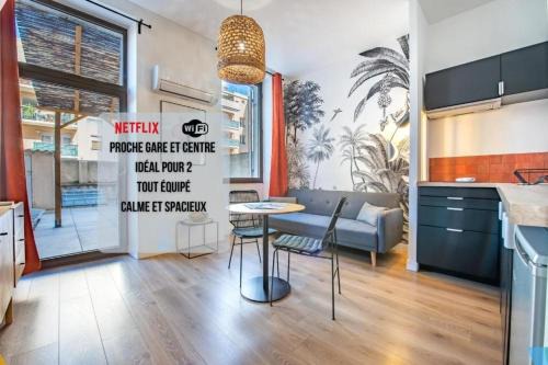 Saint-Charles Apartamento | Bain de Soleil ! Terrasse Clim Wifi Netflix