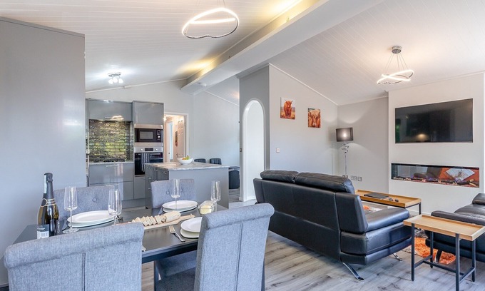 Longnor Chalet De Esquí | Bakewell Deluxe Lodge