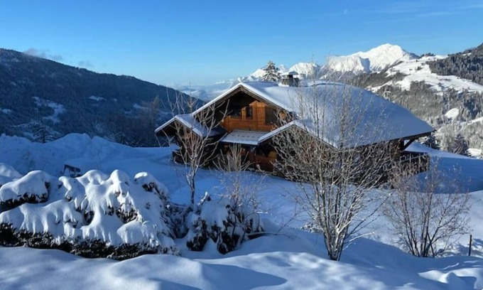 Cohennoz Apartamento | Balcon sud vue Montagne au Pied des Pistes